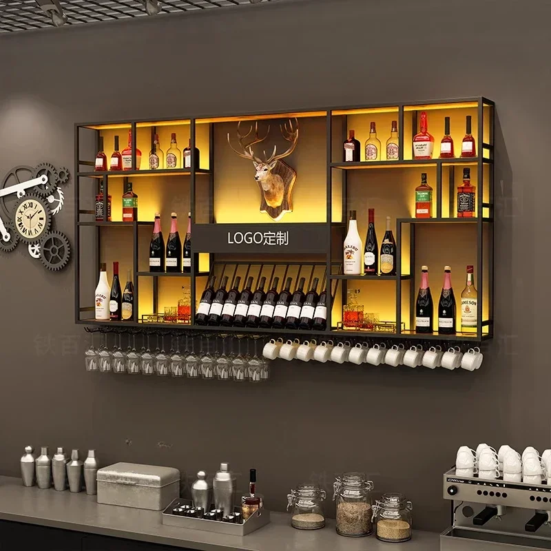 Home Bar Setup - Bar Cabinet Wine Refrigerator Whiskey Showcase