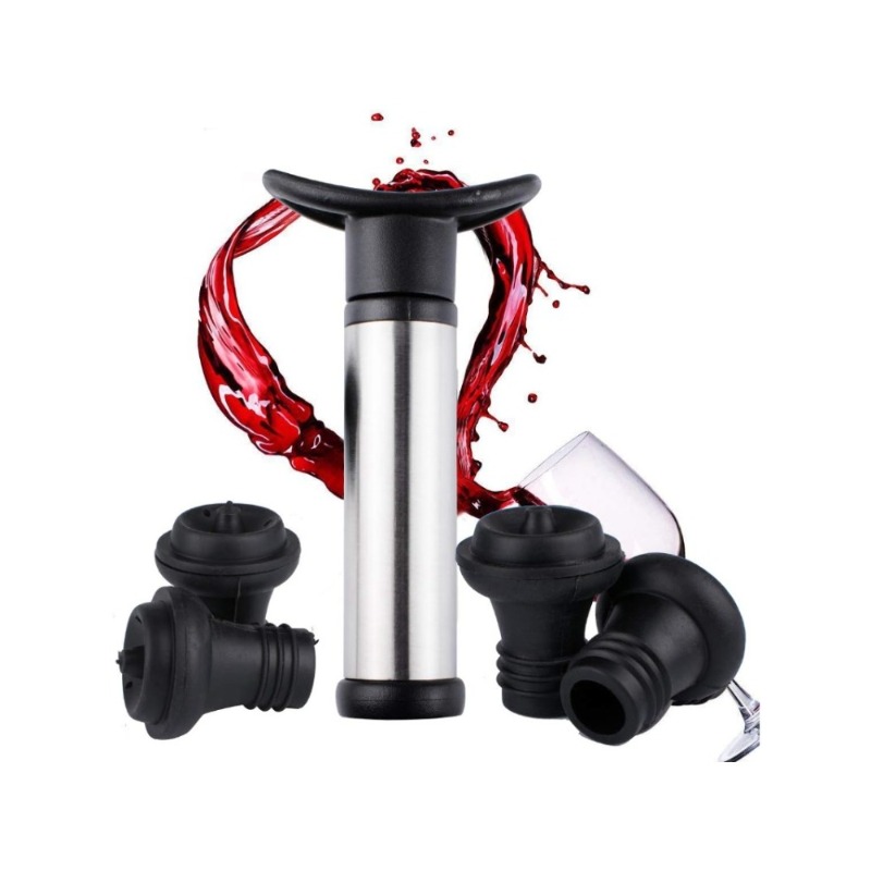 Wine Preservation Pump - Vacuum Wine Saver Set, Pump Preserver