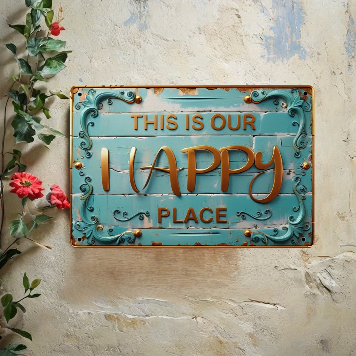 Home Bar And Kitchen - Vintage Metal Sign: This Is Our
