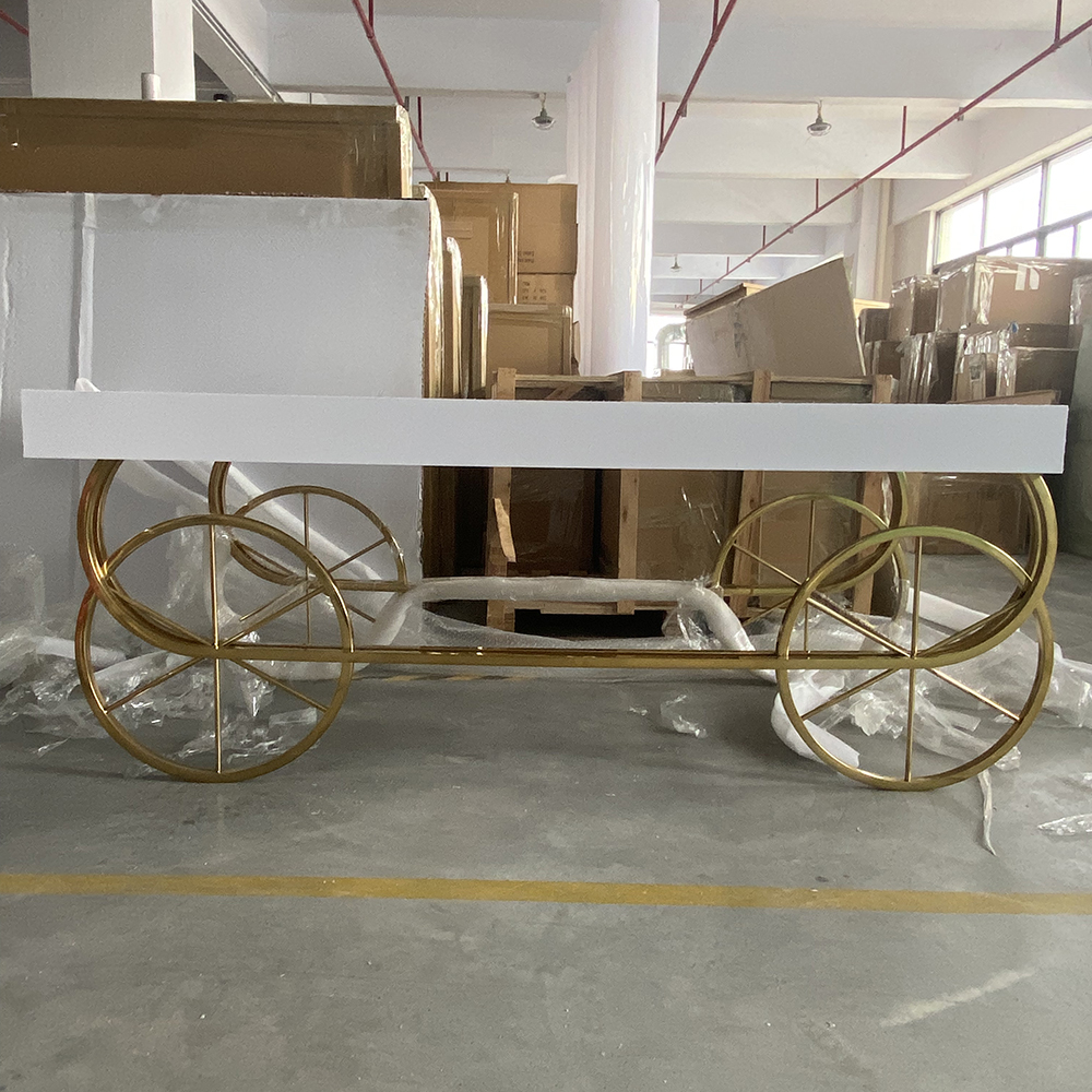 Bar Cart Gold - Custom Event Candy Cart with Gold