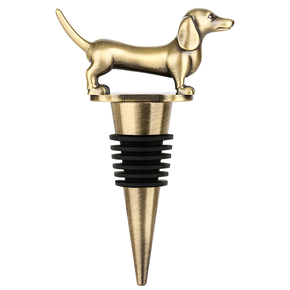 Wine Preservation Pump - Wine Bottle Stopper Dachshund Dog Decoration
