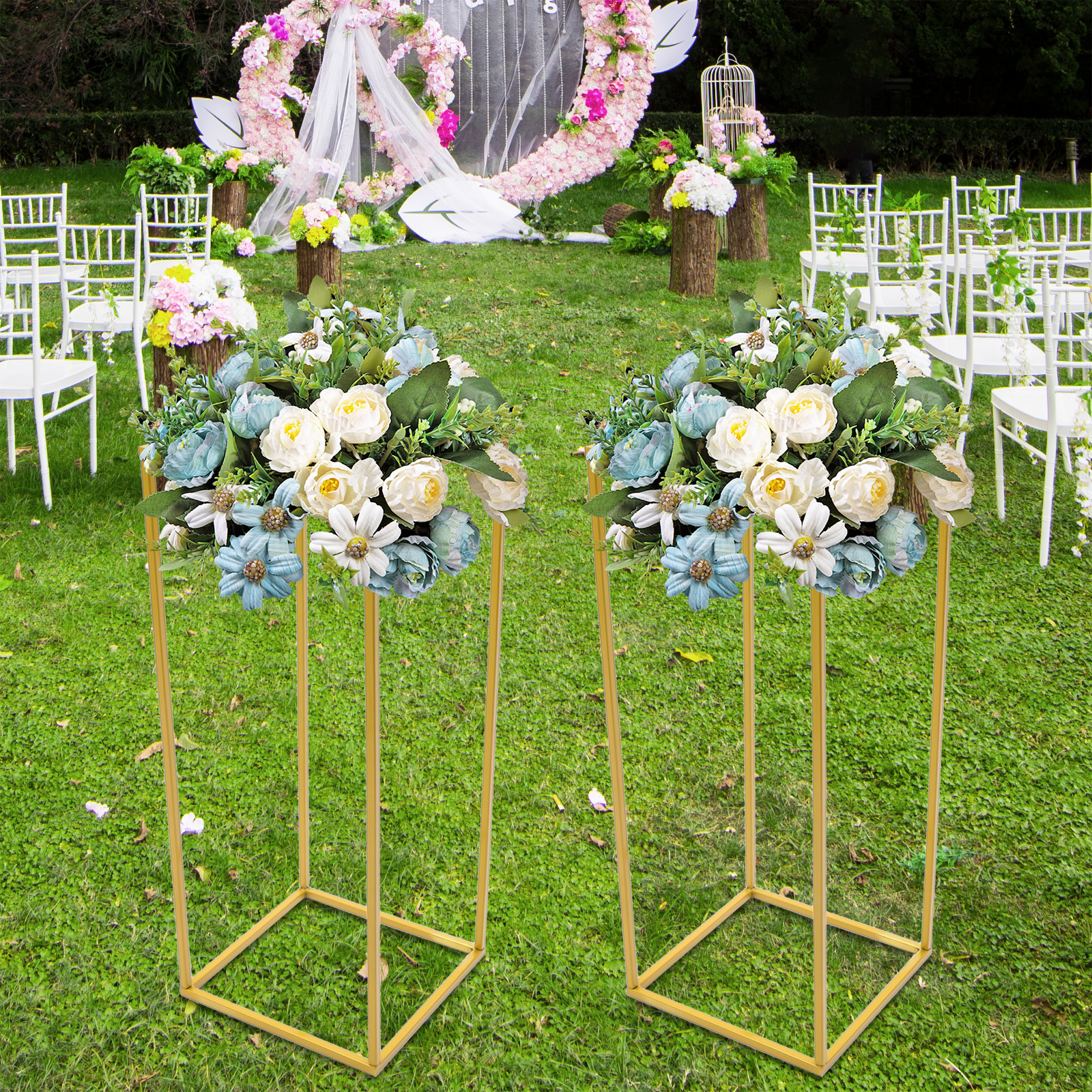 Multi-Scene Golden Flower Cent – Home Bar Stand recenzja i cena