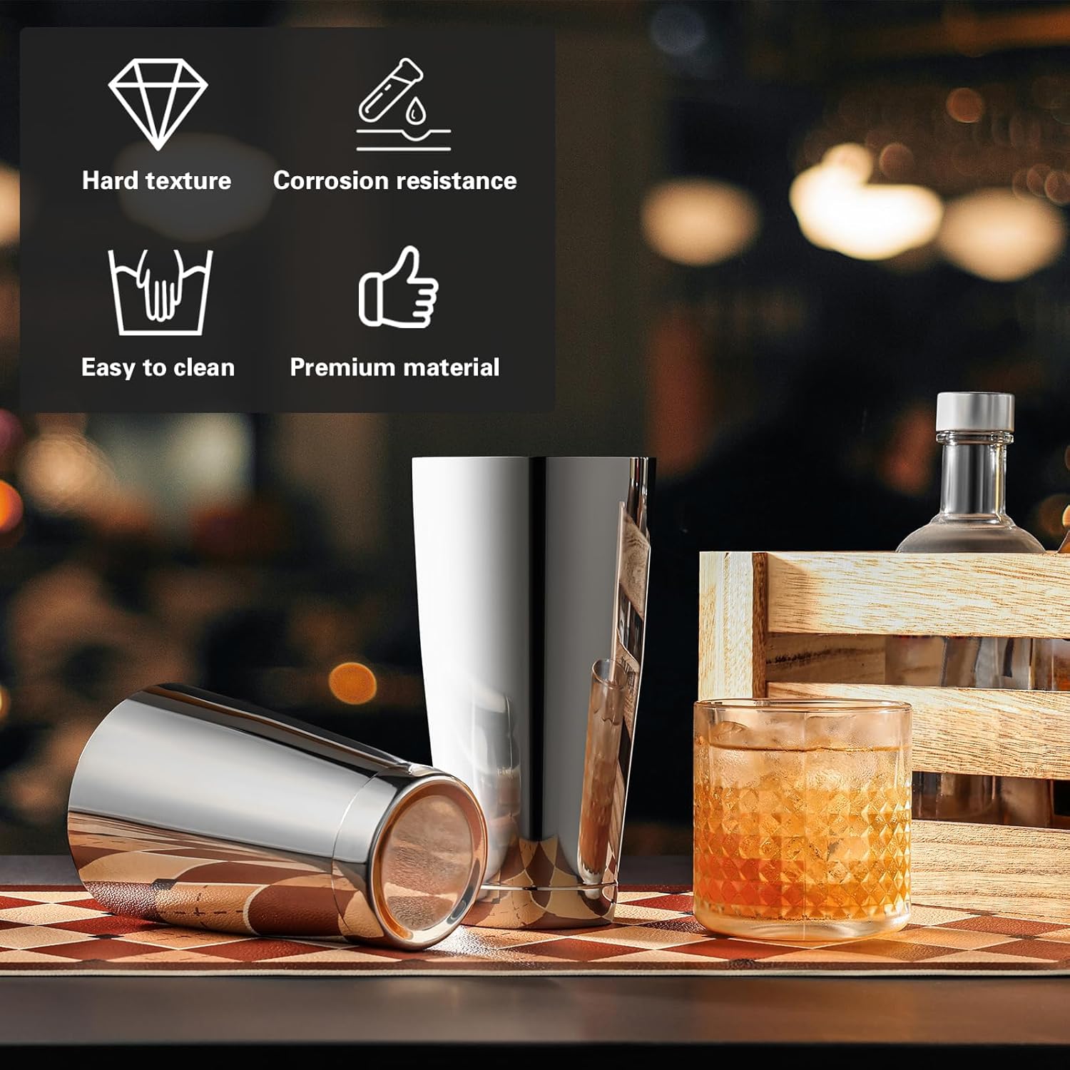 Boston Cocktail Shaker Set 18  – Boston Shaker Set recenzja i cena
