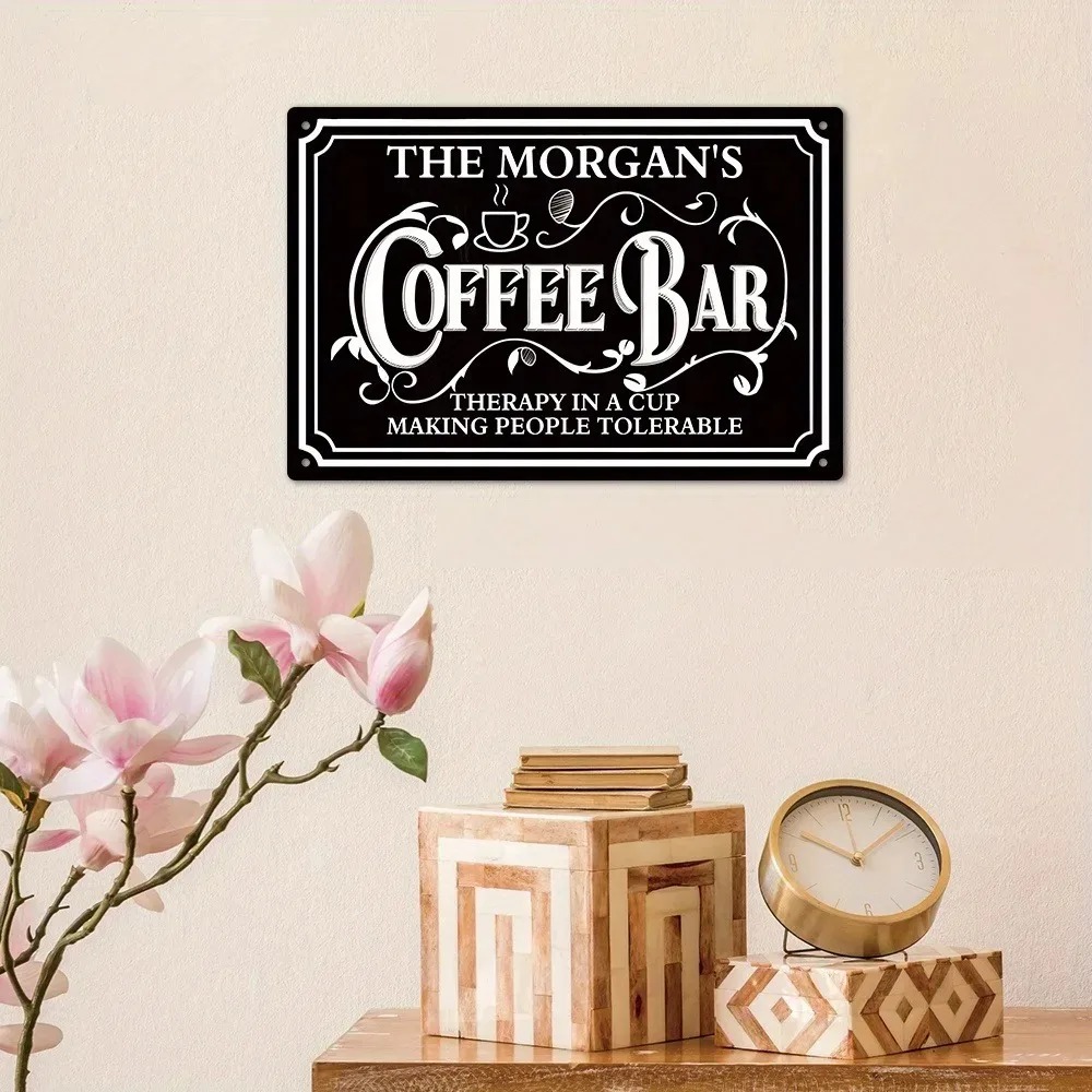 1PC Custom Text The Morgan's C – Home Bar And Kitchen recenzja i cena