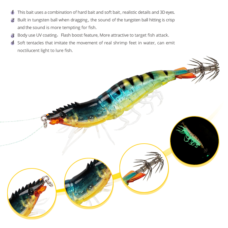 Squid Jig Lures Luminous 9cm 1 – Jigger Double Sided recenzja i cena