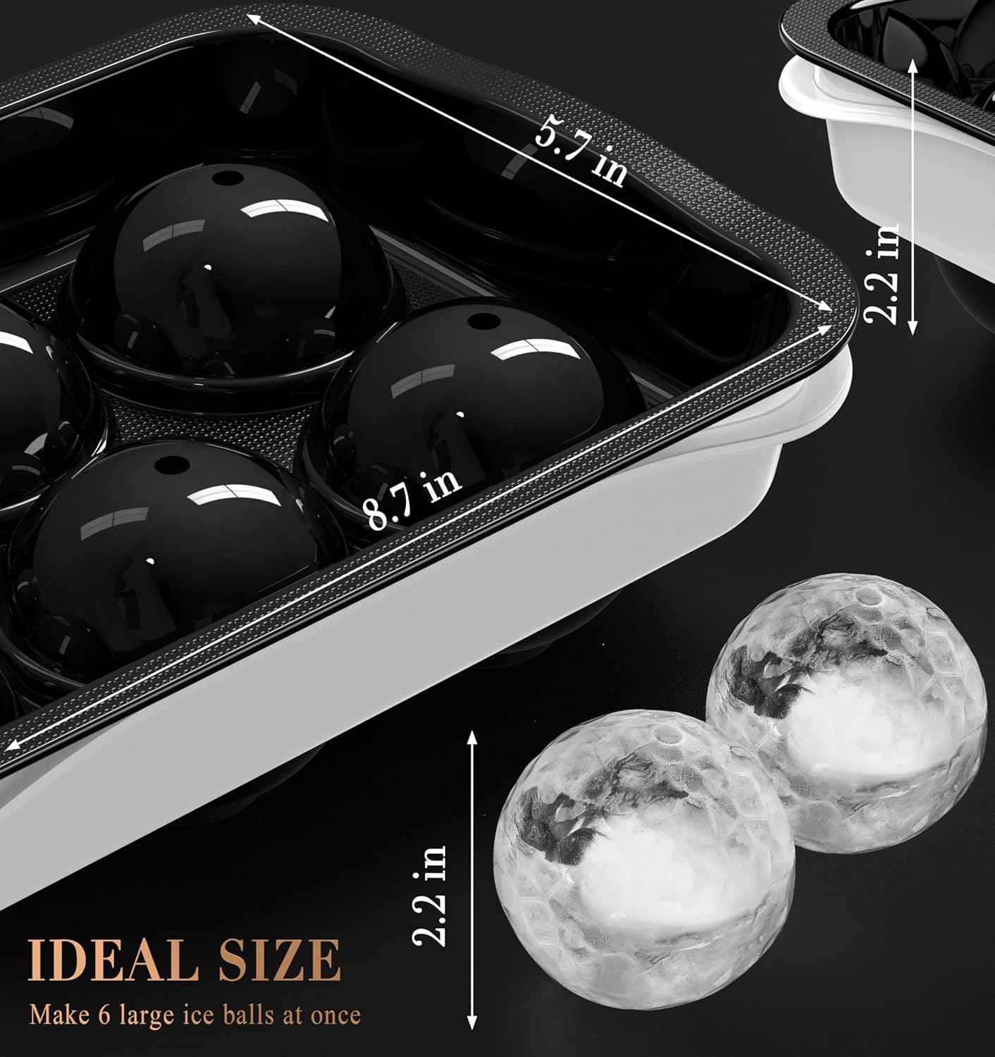 2.2 Inch Round Ice Cube Mold w – Ice Mold Sphere recenzja i cena