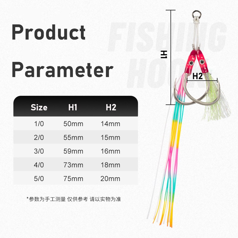 2Pairs/bag Glow Jig Lure Hooks – Jigger Double Sided recenzja i cena