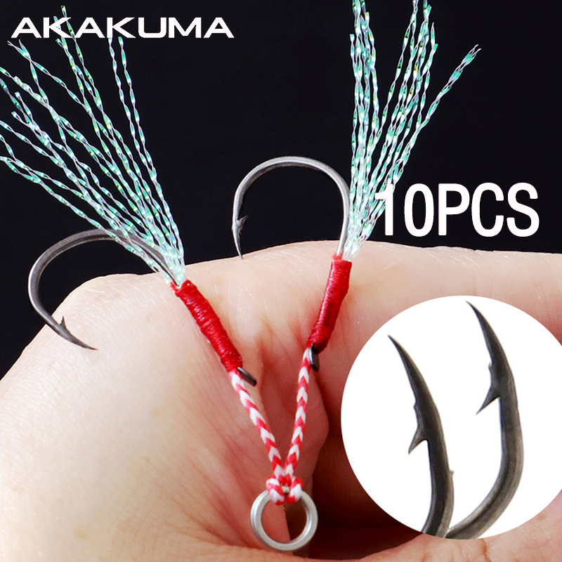 10Pcs Fishing Hooks Single Hoo – Jigger Double Sided recenzja i cena
