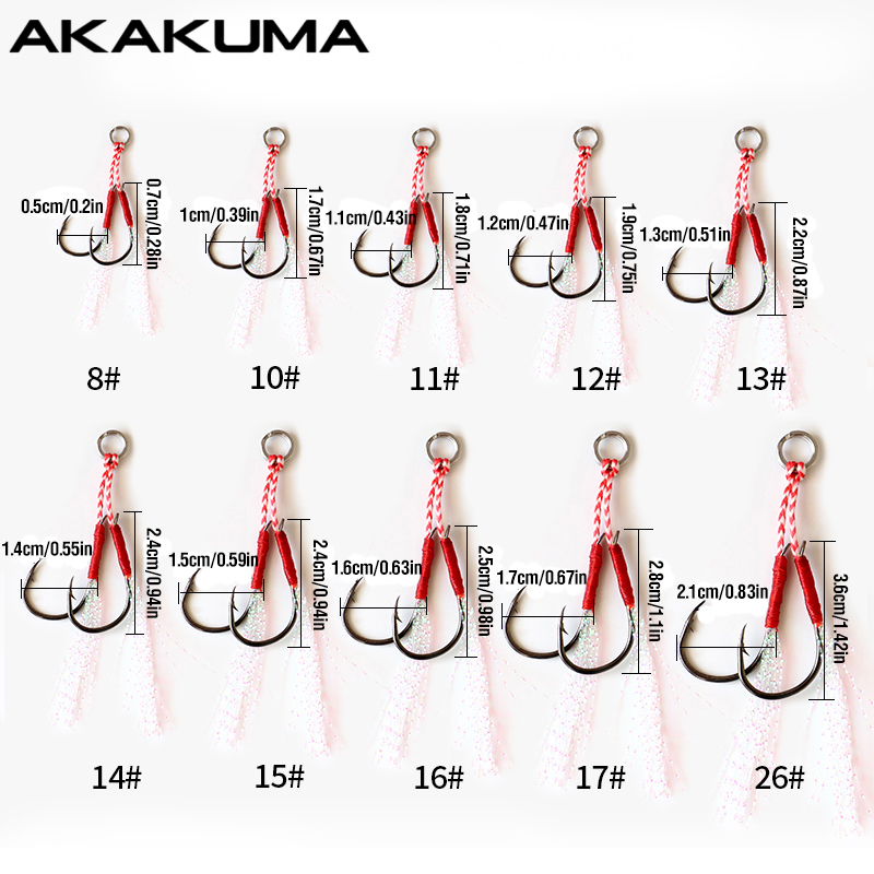 10Pcs Fishing Hooks Single Hoo – Jigger Double Sided recenzja i cena