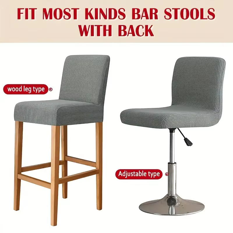 Jacquard Bar Stool Chair Cover – Home Bar Lounge recenzja i cena