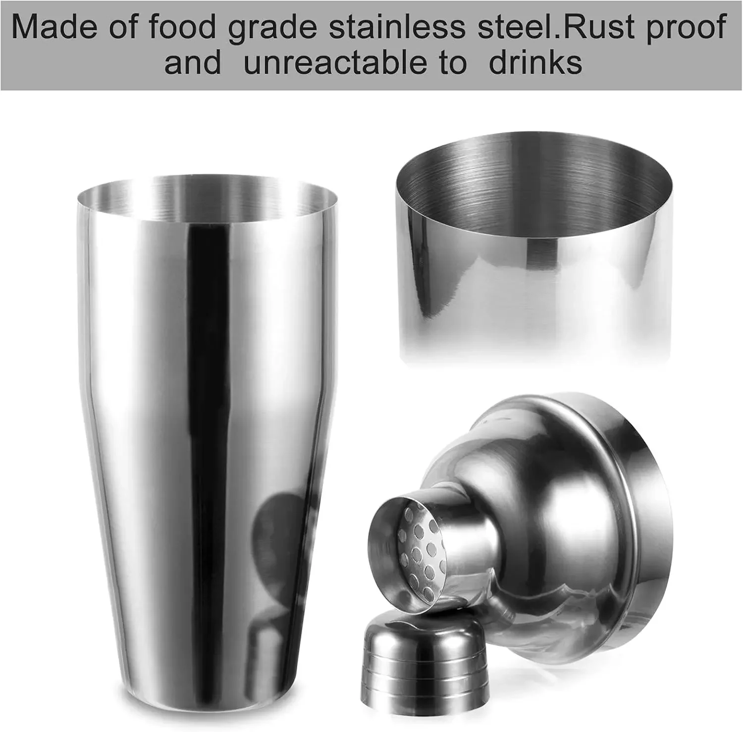 3/6pcs Cocktail Shaker Stainle – Boston Shaker Set recenzja i cena