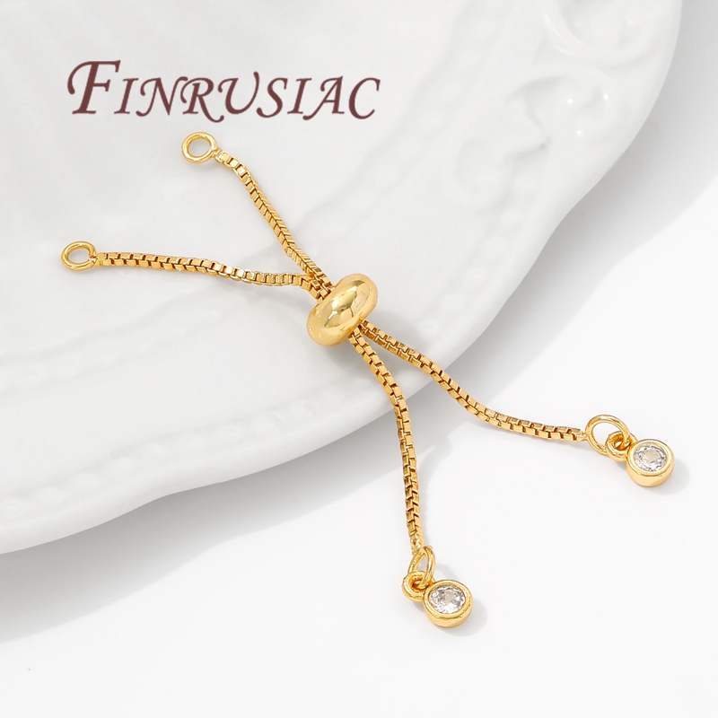 18K Gold Plated Box Chain Exte – Bar Cart Gold recenzja i cena