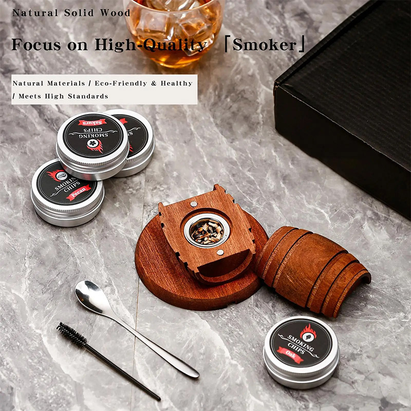 Wooden Cocktail Smoker Kit Smo – Smoking Gun Kit recenzja i cena