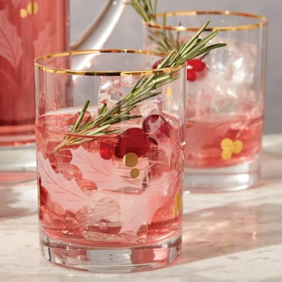 886861 Holiday Gold 4Piece Dou – Old Fashioned Glass recenzja i cena