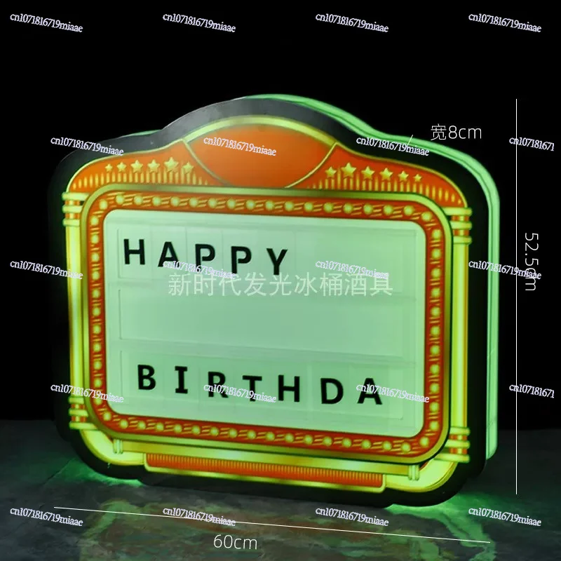 Letter Card Luminous Hand Hold – Home Bar Word recenzja i cena