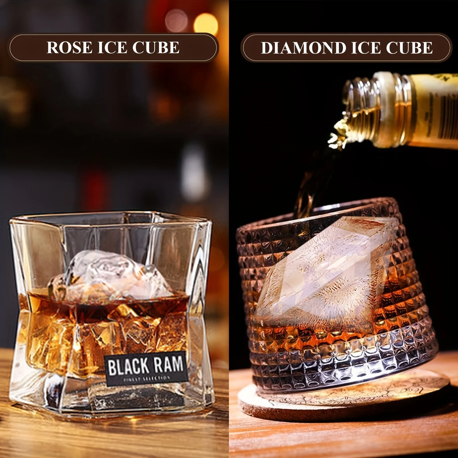1pc 3D Rose Ice Cube Mold, Squ – Ice Mold Sphere recenzja i cena