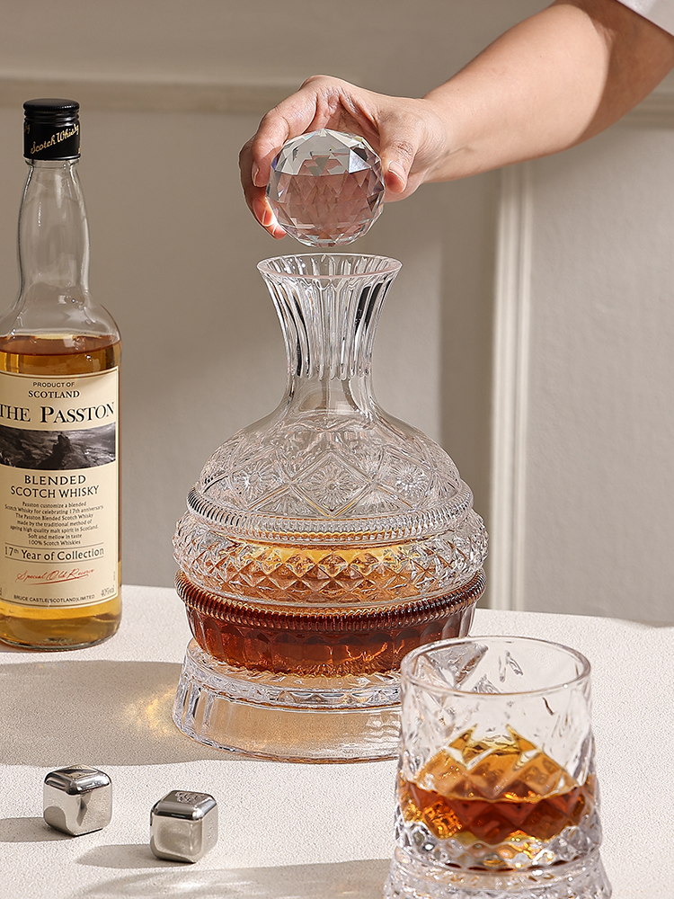 Luxury Crystal Wine Decanter S – Home Bar Stand recenzja i cena