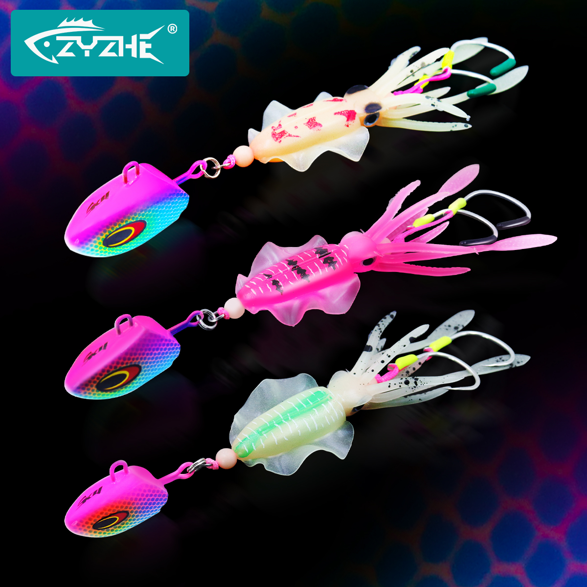 ZYZHE JIG Head Squid Bait With – Jigger Double Sided recenzja i cena