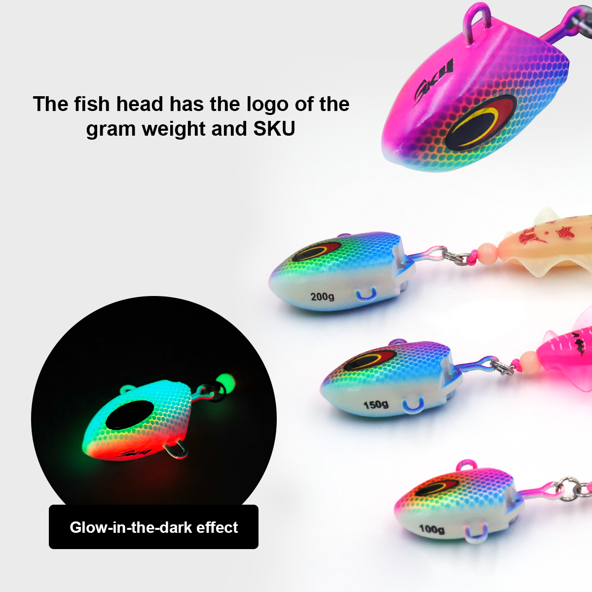 ZYZHE JIG Head Squid Bait With – Jigger Double Sided recenzja i cena
