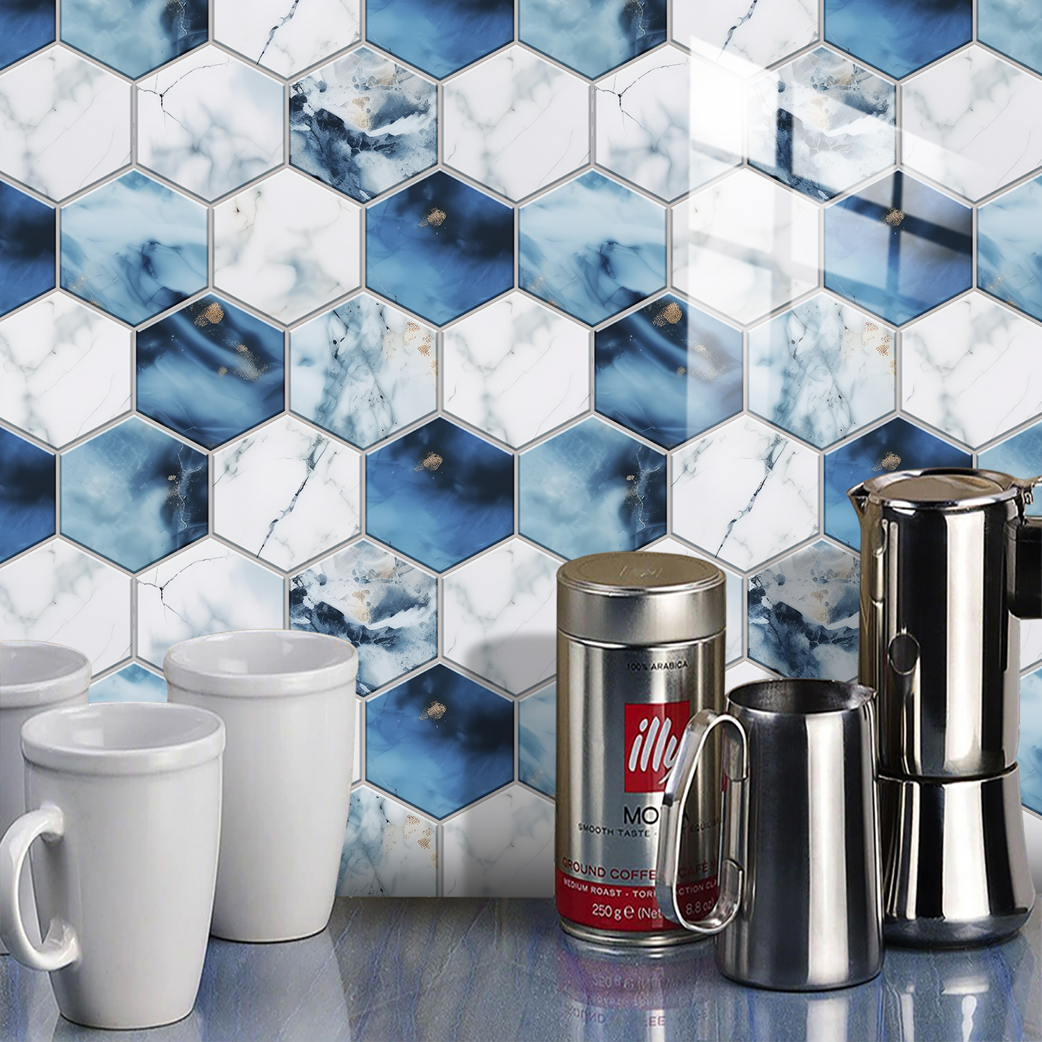 5 Styles Flat Hexagon Marble E – Home Bar Sink recenzja i cena