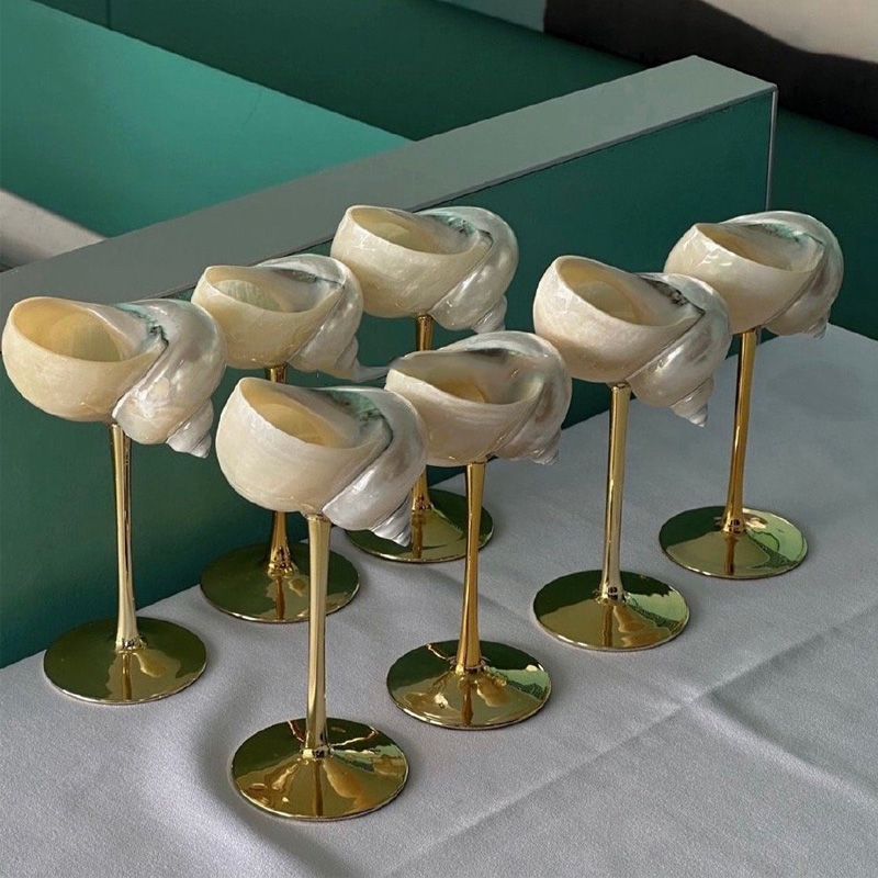 Natural Conch Wine Glass Bar a – Home Bar Setup recenzja i cena