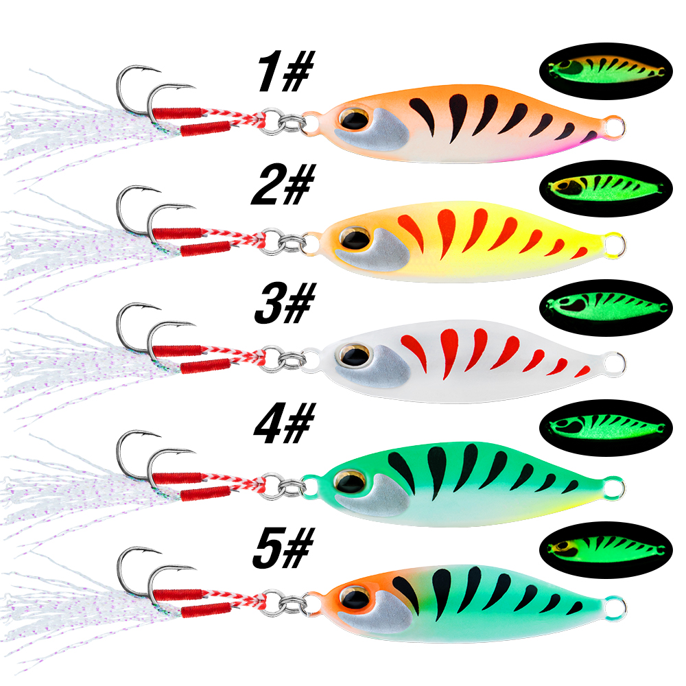 5Pcs Jig Bait 7G/10G/15G/20G S – Jigger Double Sided recenzja i cena