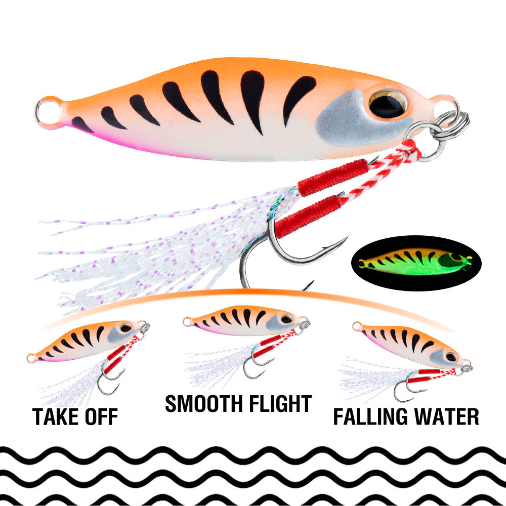 5Pcs Jig Bait 7G/10G/15G/20G S – Jigger Double Sided recenzja i cena