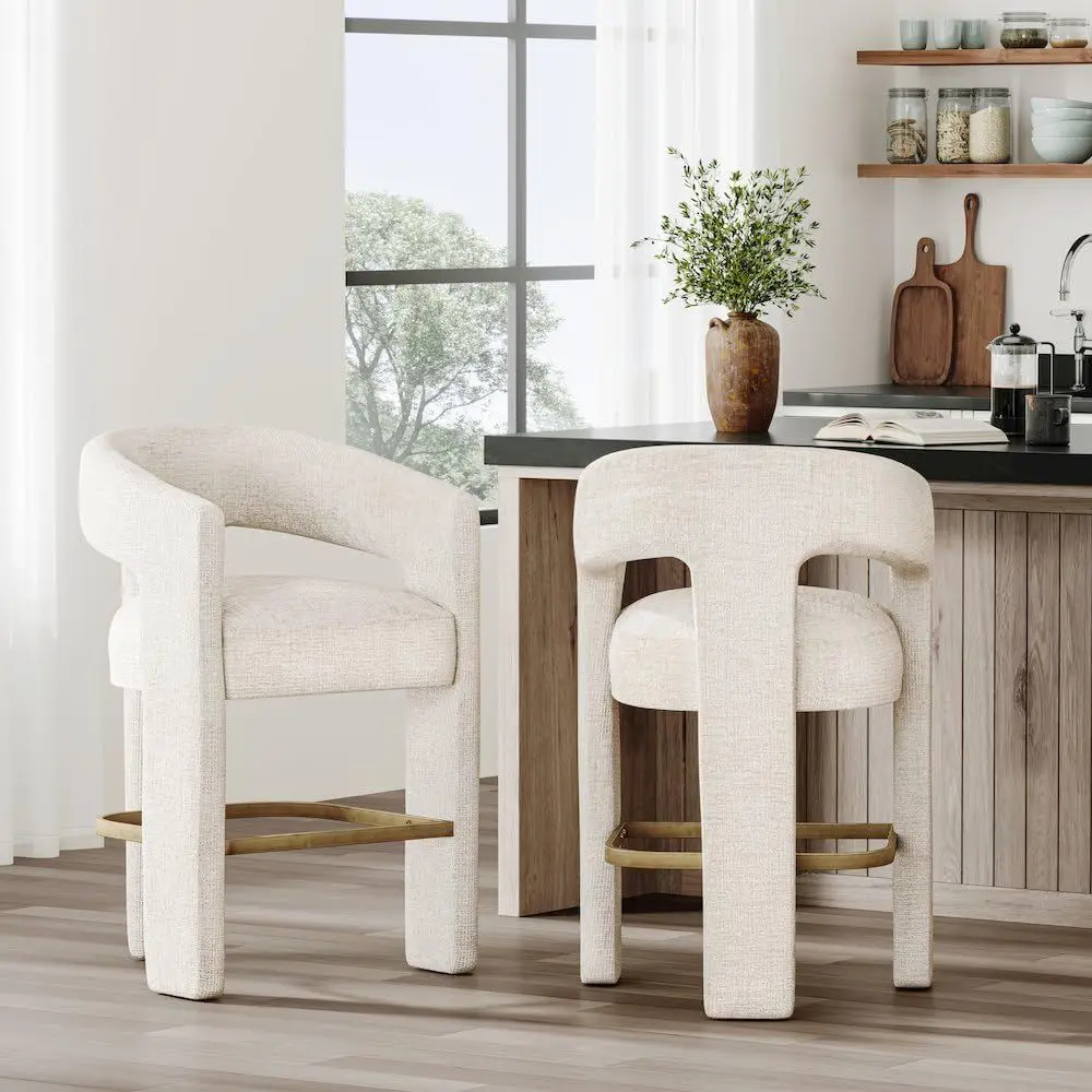 Gwen Natural Upholstered Count – Home Bar Seating recenzja i cena