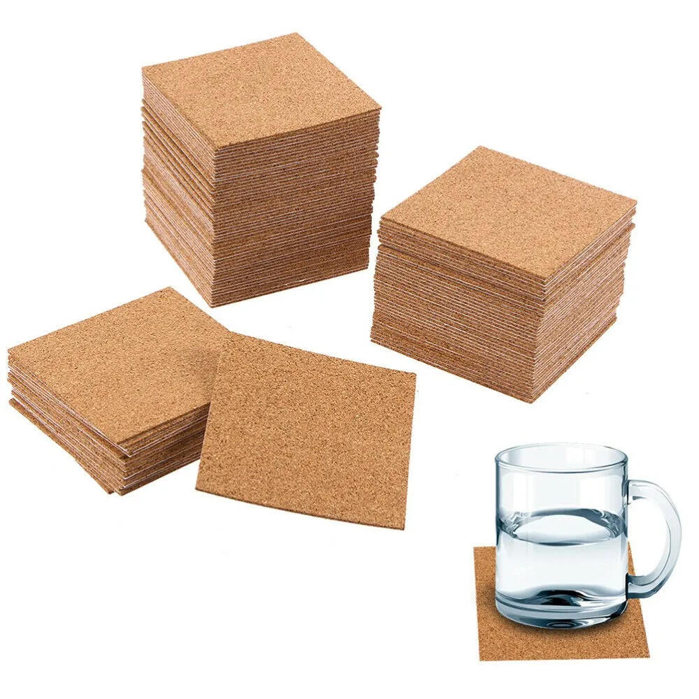 10Pcs Cork Coasters Square Cor – Home Bar Supplies recenzja i cena