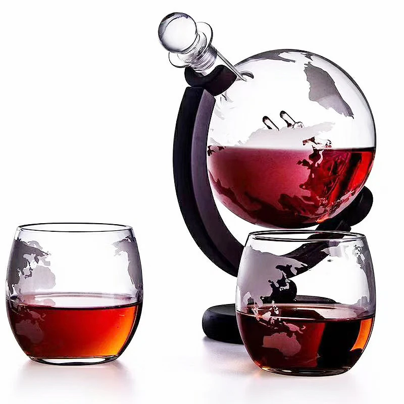 Whiskey Glass Set Crystal Glob – Decanter Globe Set recenzja i cena