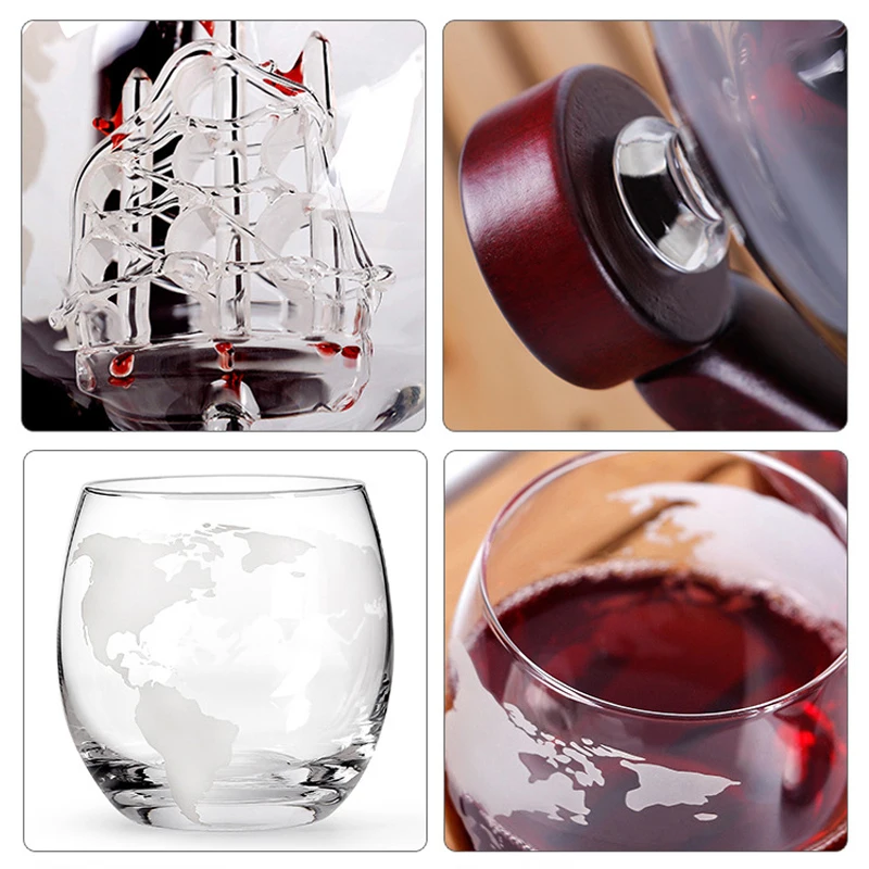 Whiskey Glass Set Crystal Glob – Decanter Globe Set recenzja i cena