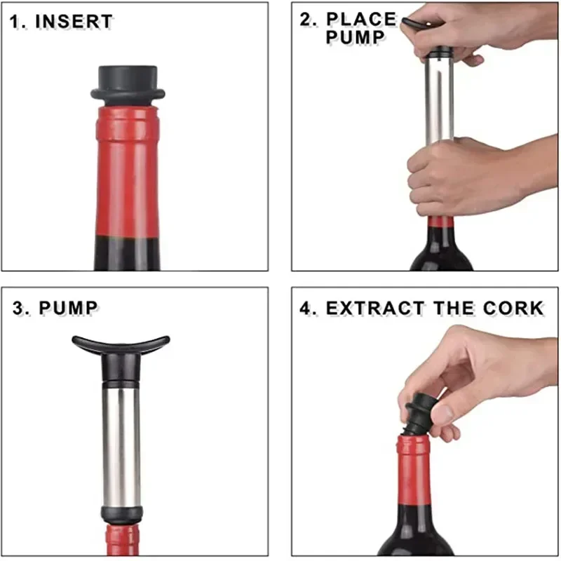 Vacuum Wine Pump Kit with Wine – Wine Preservation Pump recenzja i cena