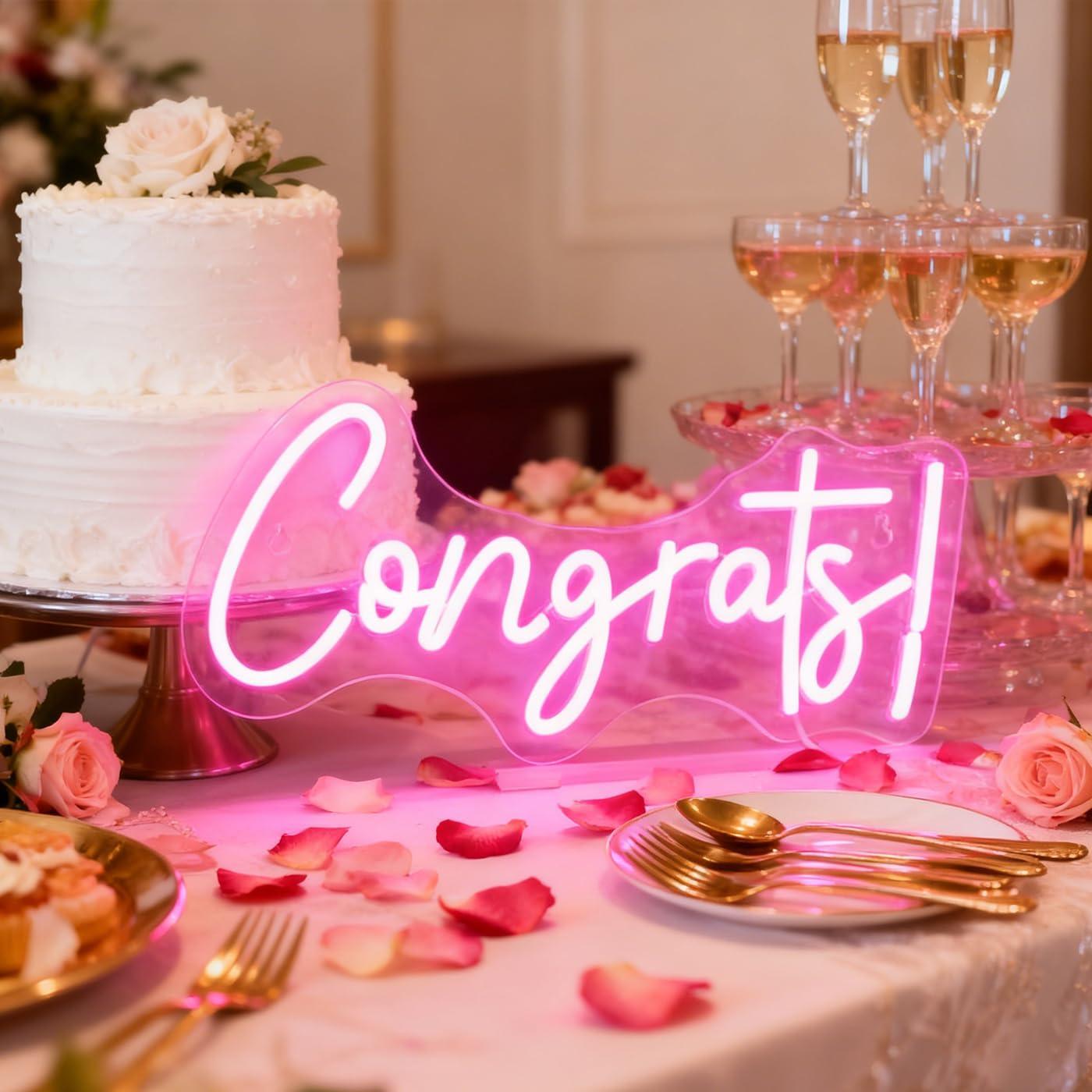 Congrats Neon Sign LED Word Li – Home Bar Word recenzja i cena