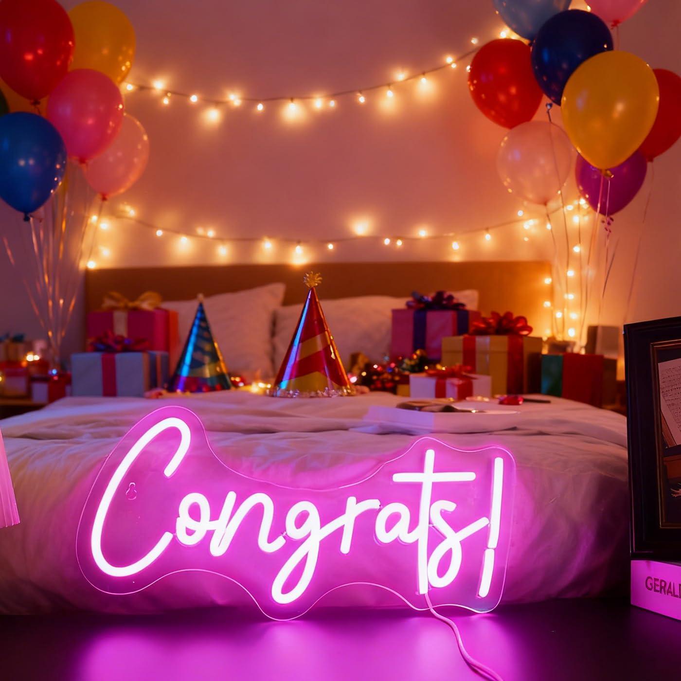 Congrats Neon Sign LED Word Li – Home Bar Word recenzja i cena