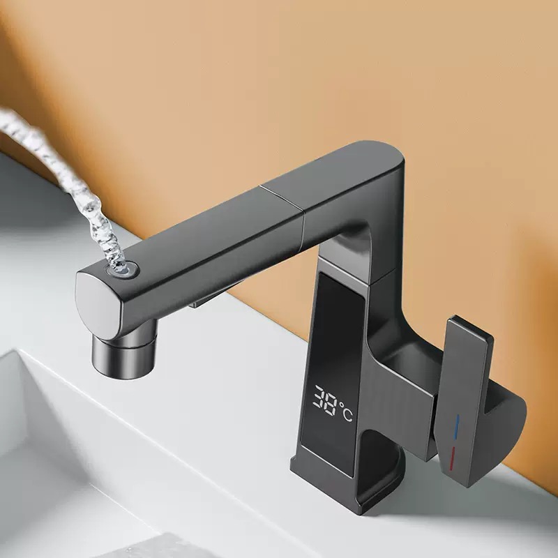 Digital Display Pulling Faucet – Home Bar Sink recenzja i cena