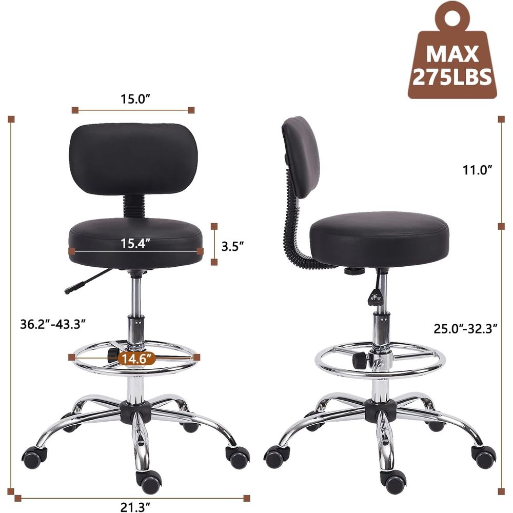 Adjustable Swivel Bar Stool wi – Home Bar And Kitchen recenzja i cena