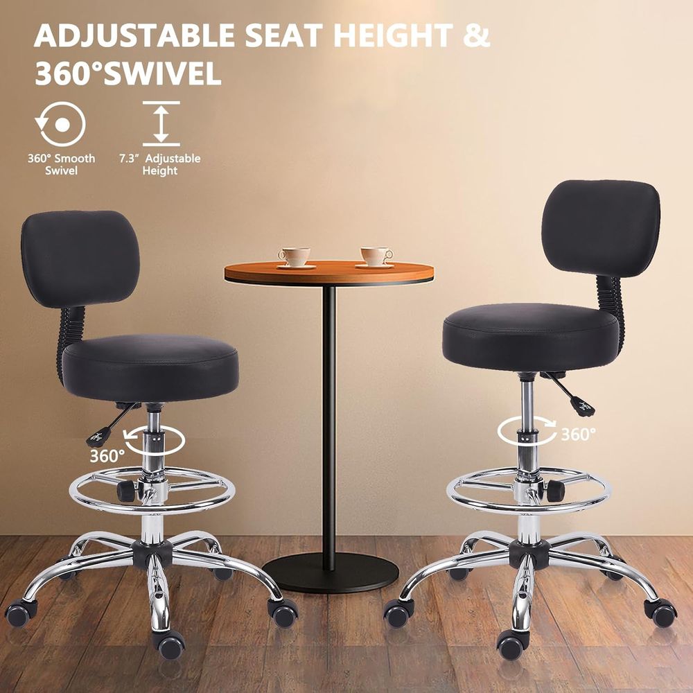 Adjustable Swivel Bar Stool wi – Home Bar And Kitchen recenzja i cena