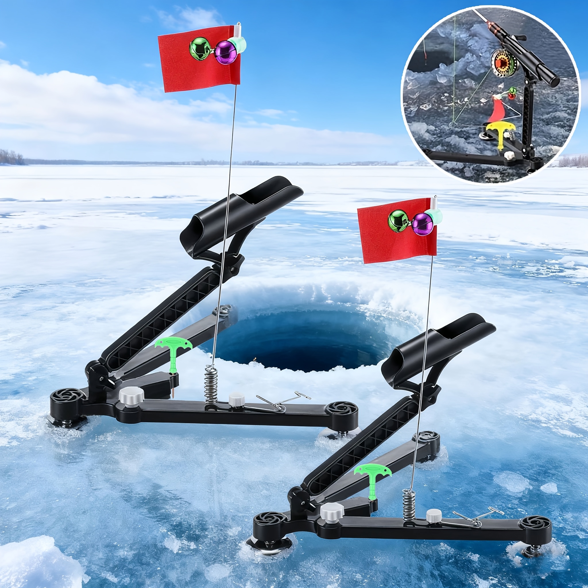 Foldable Ice Fishing Rod Holde – Ice Pick Pick recenzja i cena
