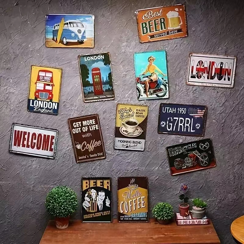 Custom Iron Wall Decor Vintage – Home Bar Word recenzja i cena