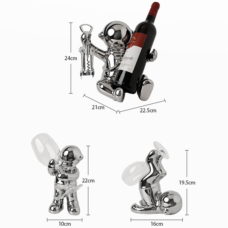 Nordic Ceramic Astronaut Wine  – Home Bar Setup recenzja i cena