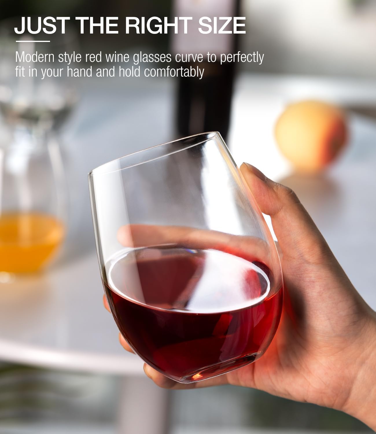 Stemless Wine Glasses Set of 4 – Home Bar Set recenzja i cena