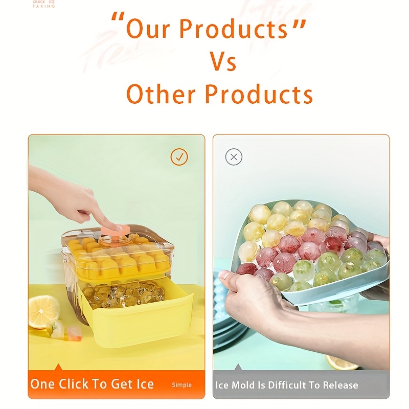 48 Cells Ice Cube Tray Easy Co – Home Bar And Fridge recenzja i cena