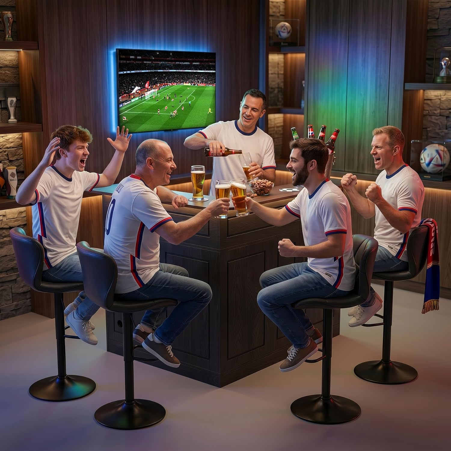 L Shaped Home Bar Unit With Fr – Home Bar And Fridge recenzja i cena