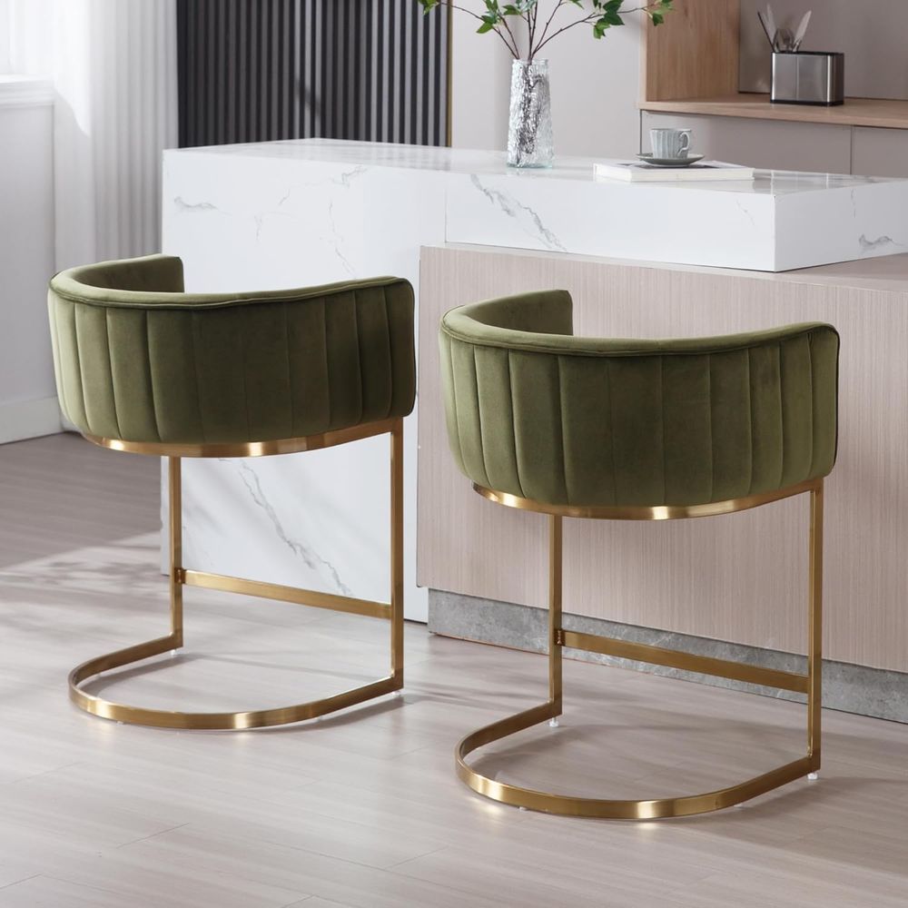 24 Velvet Upholstered Counter  – Home Bar Stools recenzja i cena
