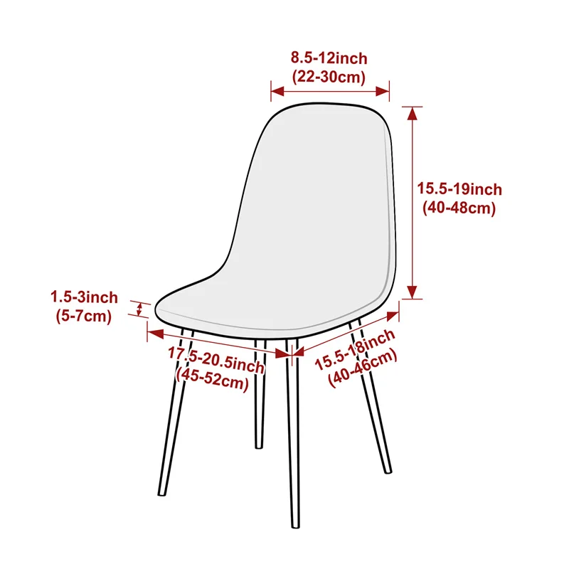 1/2pcs Stretch Shell Chair Cov – Home Bar Lounge recenzja i cena