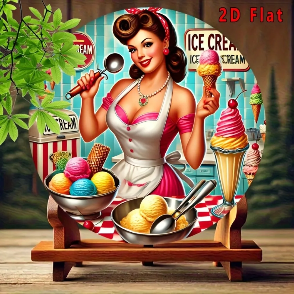 2D Flat 1pc, Round Ice Cream S – Home Bar And Kitchen recenzja i cena