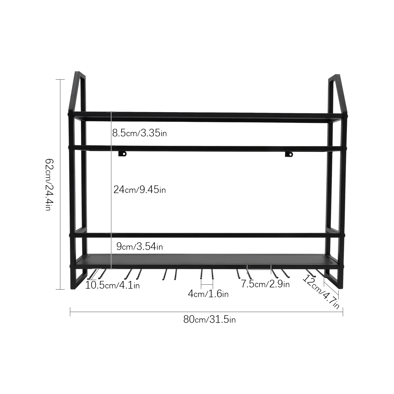Double-layer Wine Rack Wall-Mo – Home Bar Stand recenzja i cena