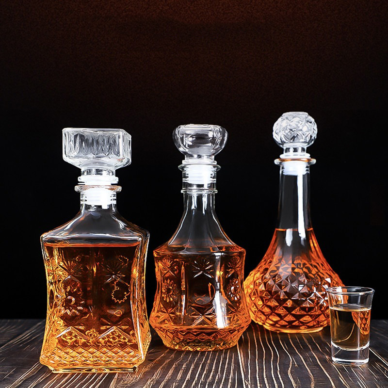 Luxury 500ML/1000ML Glass Liqu – Decanter Globe Set recenzja i cena