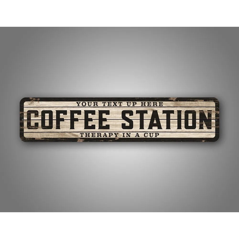 Custom Text Logo Weathered Woo – Home Bar And Kitchen recenzja i cena