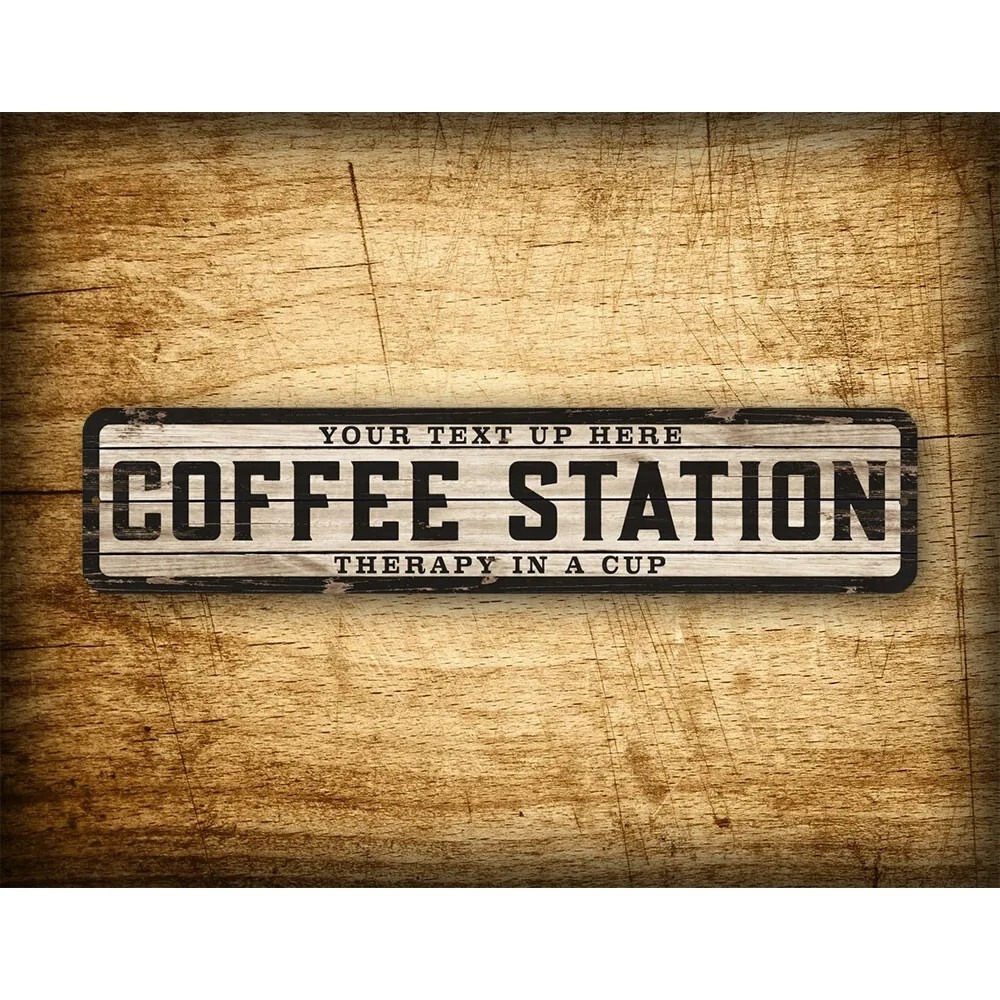 Custom Text Logo Weathered Woo – Home Bar And Kitchen recenzja i cena